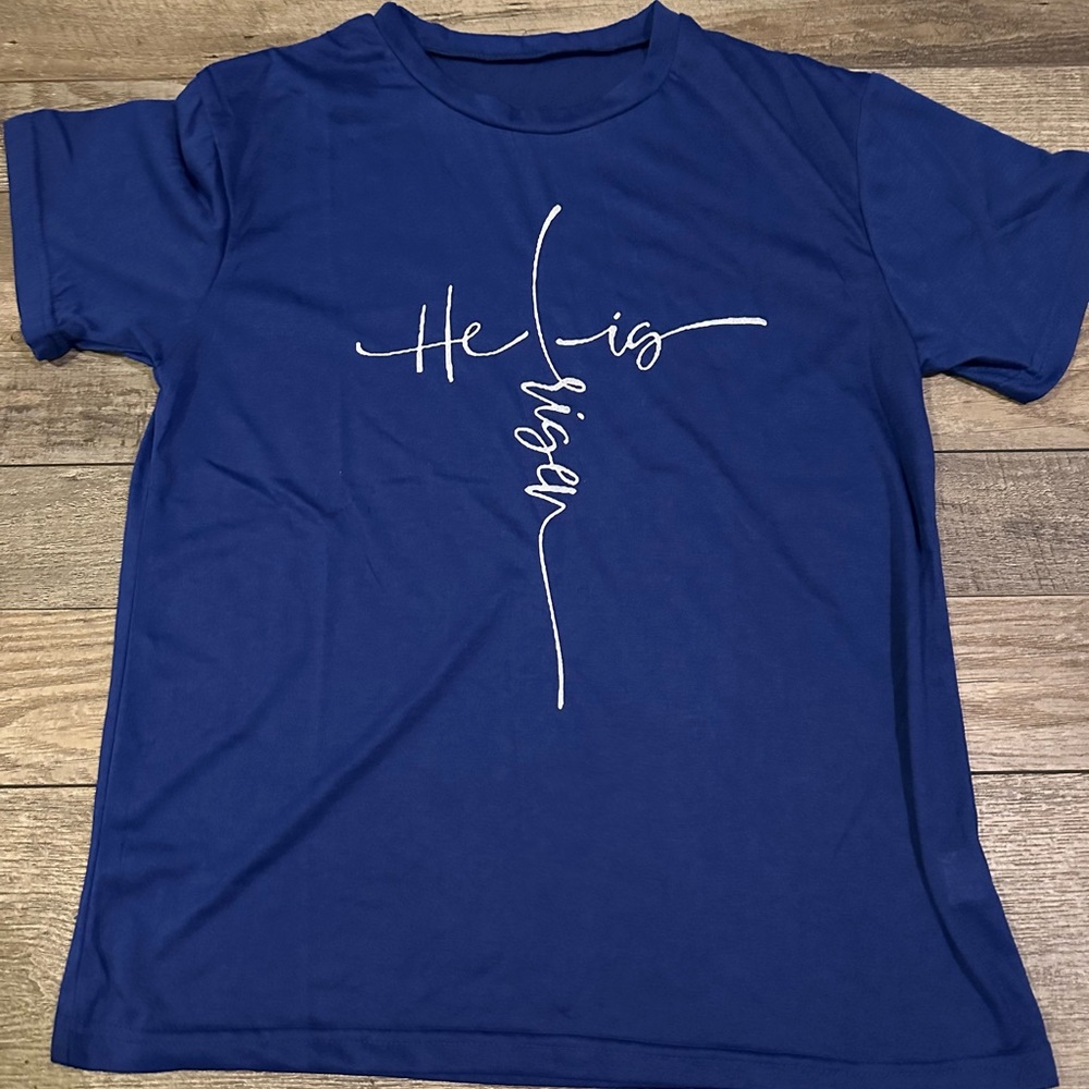 New - He Is Risen T Shirt